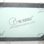 RH SIDE SLIDING DR GLASS (1 HOLE) GREEN